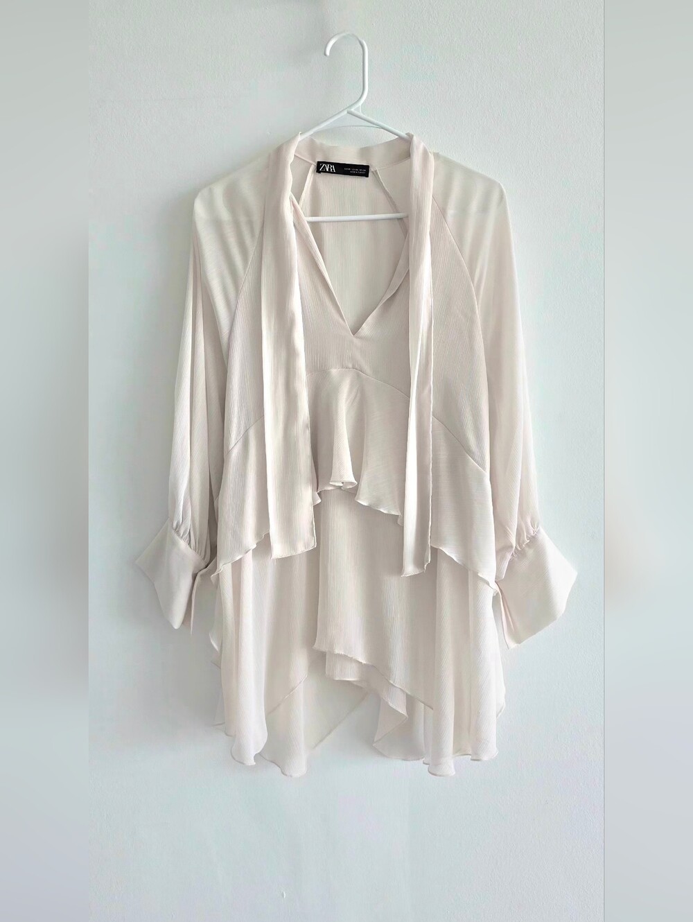 Zara long Sleeve loose top size XS all new - Picture 3 of 7